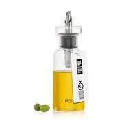 AdHoc AromaPour - Botella de vidrio de aceite y vinagre, 120 ml, dispensador antigoteo para aceite y vinagre, apto para lavavajillas
