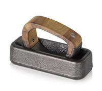 AdHoc MO31 Mortero de cuna Rocca, hierro fundido | Madera de acacia
