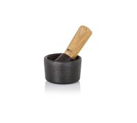 ADHOC Mortero CAMO 8cm fundición / acacia negro
