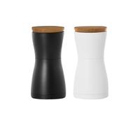 ADHOC Set de molinillo de sal y pimienta 13,3cm TWIN blanco/negro blanco