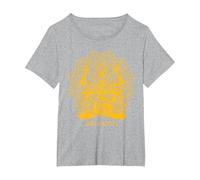 Adi Shakti Krishna Camiseta, Mujer Tallas Grandes, Gris Jaspeado, 2XL Grande