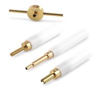 Adibbo Juego de herramientas de reparación para mechero S.T. Dupont Ligne 2, herramienta completa de extracción de válvula para relleno, regulador de llama y válvula reguladora