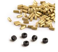 Adibbo Juego de rueda de fricción y pedernal para encendedor S.T. Dupont L2, piezas de repuesto con 5 ruedas y 50 piedras de encendido de 2,5 mm