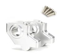 Adiciones De Manubrio para Moto Extensión Elevada del Elevador De Barra Mango Desplazado 22 Mm Y 7/8 "(Gloss Silver)