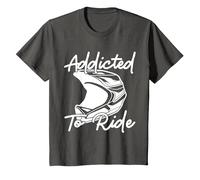 Adicto a la conducción | Motocross Camiseta, Niños, Asfalto, 4 años