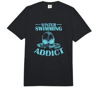 Adicto a la natación de Invierno Comfort Colors Adult Heavyweight T-Shirt