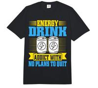Adicto a Las Bebidas energéticas sin Planes para Dejar de Beber energizante Comfort Colors Adult Heavyweight T-Shirt