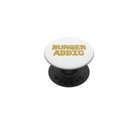 Adicto a Las Hamburguesas Divertido Comida rápida Amante de Las Hamburguesas Food PopSockets PopGrip Adhesivo