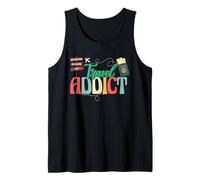Adicto a los viajes Camiseta sin Mangas