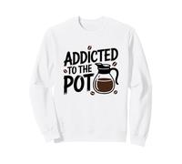 Adicto al Amante de la cafetera Cafeína Humor Barista Sudadera