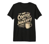 Adicto al café Javascript Camiseta Premium