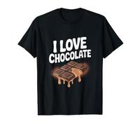 Adictos al Chocolate I Love Chocolate Sweet Tooth Camiseta gráfica económica