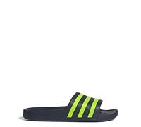 adidas アディレッタ アクア DBF11 Sandalia para unisex-adulto, Tinta Legend/Limón Lucid/Limón Lucid (IE8915), 25.5 cm