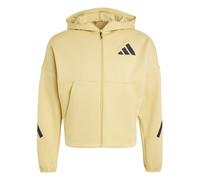 Chaqueta adidas z.n.e. full zip hoodie mujer avena