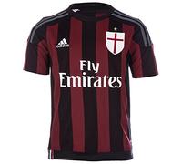 adidas 2015-2016 AC Milan Home Football Soccer T-Shirt Camiseta (Kids)
