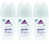 Adidas 24H Action 3 - 3 rollos de secado rápido antiblanqueamiento para mujer (50 ml)