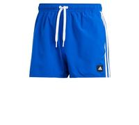 adidas 3-Stripes CLX Very-Short-Length Swim Shorts Bañador bóxer, Hombre, Multicolor (Royal Blue/White), XS