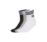 adidas 3-Stripes JV7437 - Juego de 3 pares de calcetines largos unisex multicolor