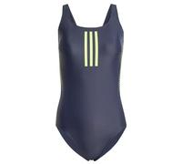 adidas 3 Stripes Rubber Graphic Swimsuit Bañador, Mujer, Azul (Legend Ink), 34
