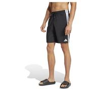 adidas 3 Stripes Swim Shorts 8 Inch Bañador, Negro/Blanco, XL para Hombre