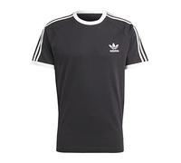 adidas 3-stripes Tee, Camiseta Hombre, Black, M