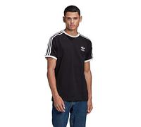 adidas 3-stripes Tee, Camiseta Hombre, Negro, XS