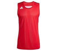 adidas 3g Speed Reversible Jersey, Camiseta sin mangas Hombre, Power Red / White, S