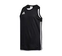 adidas 3g Speed Reversible Jersey, Camiseta sin mangas Unisex niños, Black / White, 152