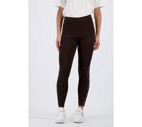 adidas Mujer Seasonal Essentials Animal Print 3- Stripes Leggings Tights, Aurora Coffee/MULTICOLOR/preloved brown, L