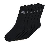 adidas 3S per CR HC 6P Calcetines, Hombre, Negro/Blanco, 27-30