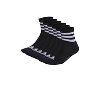 adidas 6 pares de calcetines deportivos C Sportswear MID 6p Mid Cut Calcetines Unisex, Negro , 42-44