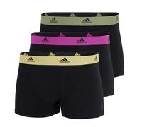 adidas Active Flex Cotton (3PK), Bóxer Hombre, Schwarz,