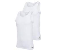 adidas adidas Active Flex Cotton - Camiseta Interior de Tirantes para Hombre (2 Unidades), White_4am018, M