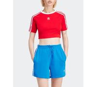 adidas adidas - Camiseta de mujer Baby 3 bandas adidas Originals. Rojo Talla L