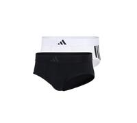 Adidas Adidas Herren Unterwäsche Slip 2er Pack - Low Rise Brief (2pk) - Active Flex Cotton 3 Stripes Ropa Interior Hombre