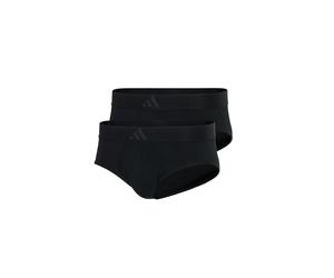 Adidas Adidas Herren Unterwäsche Slip 2er Pack - Low Rise Brief (2pk) - Active Flex Cotton 3 Stripes Ropa Interior Hombre