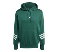 adidas Adidas Mens Fleece 3-Stripes Hooded Sweat Top Collegiate Green Sudadera de hombre XL