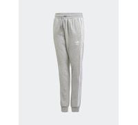 adidas adidas - Pantalón de niños 3 bandas Trefoil adidas Originals. Gris / Blanco Talla 7-8 años