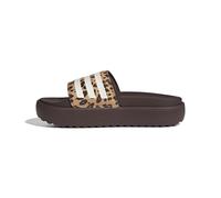 adidas Adilette Platform Slides, Chanclas Mujer, Shadow Brown/Cloud White/Magic Beige, 38 EU