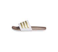 adidas Adilette Shower Slides, Chanclas Mujer, Cloud White Cloud White Matte Gold, 39 1/3 EU