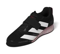 adidas Adipower - Tenis unisex para levantamiento de pesas 3, talla 3,5, Negro Blanco Pure Ruby, 46 2/3 EU