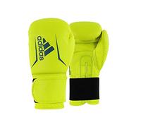 adidas adiSBG50 Speed 50 - Guantes de Boxeo para Adultos, Color Amarillo/Azul, 12 onzas