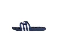 adidas Adissage - Sandalias unisex para adultos, azul oscuro, blanco nube, azul oscuro, talla 40.5 EU