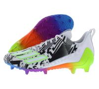 Adidas Adizero 12.0 Mismatch - Botas de fútbol para hombre, Blanco Solar Verde Negro, 50 2/3 EU