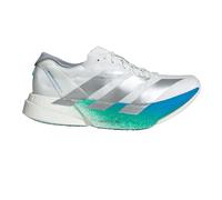 adidas Adizero Adios Pro 4 zapatillas de running para Mujer | EU 41.3 in Crystal White/Matte Silver/Glory Green