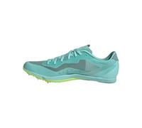 adidas Adizero Distancestar Track and Field - Zapatillas de atletismo unisex para adultos, Flash Aqua White Lucid Lemon, 24.0 cm