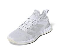 adidas Adizero Ubersonic 4.1 W, Shoes-Low Mujer, FTWR White/Silver Met./Grey One, 38 EU