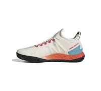 adidas Adizero Ubersonic 4 M Clay, Zapatillas Deportivas Unisex Adulto, Chalk White Silver Met Preloved Blue, 41 1/3 EU