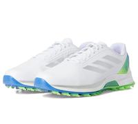 adidas Adizero Zg Spikeless - Tenis de golf para hombre, Calzado blanco plateado metálico Lime Burst, 40 EU