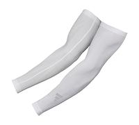 adidas ADSL-13025WH Mangas de compresión, Adultos Unisex, Blanco, L/XL-35-50 cm Alrededor del bíceps
